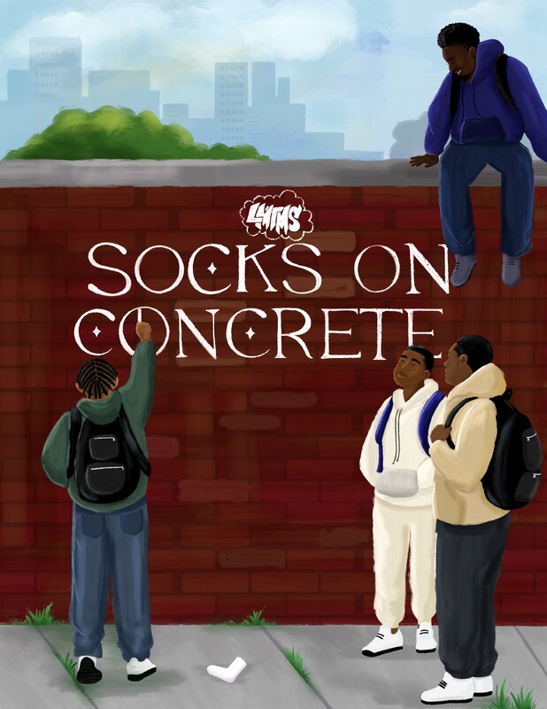 SOCKS ON CONCRETE poster