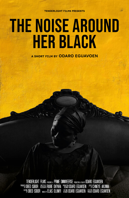 The Noise Around Her Black · poster